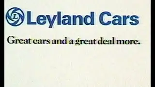 UK Motor Car Advert Showreel 1977