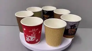Paper cups with handle