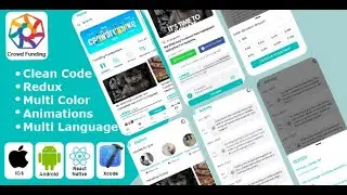 Crowd Funding - Charity React Native iOS/Android App