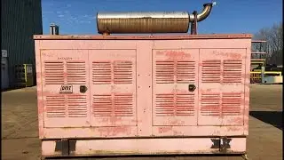 DMT / Cummins 250 kW diesel generator, 480V, 652 Hrs, Yr 1989, CSDG # 2074