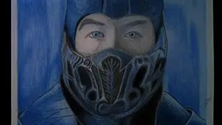 HOW TO DRAW Sub - Zero (Mortal Kombat 2021) - Time lapse || Joe Taslim || Aron Art Drawing