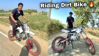 Riding Our Mini Dirt Bike 😍 Next Level