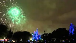 Disney Forever Fireworks over Sleeping Beauty and Matterhorn