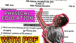 𝗣𝗛𝗘 #𝗖𝗯𝘀𝗲 𝗘𝘅𝗮𝗺  𝗽𝗮𝗽𝗲𝗿 🗞️11th class | final exam🔴 |  #shorts