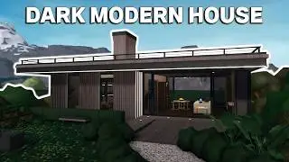 I BUILT A $200K DARK MODERN HOUSE IN BLOXBURG