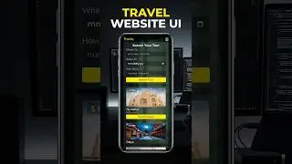 Responsive Travel Website | #shorts