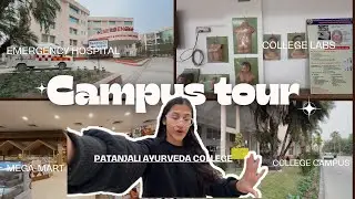 Patanjali ayurveda college | campus Tour | emergency hospital?😳  #patanjali #ayurveda #bams 