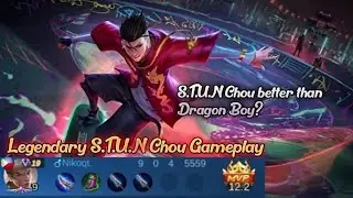 STUN Chou Gameplay no one is safe when Angela uses ult on me || Mobile Legends || Niko.