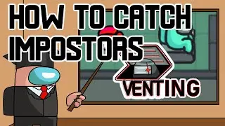 How to Catch Impostors Venting - Top 3 Pinkwarding Spots on SKELD (Among Us)