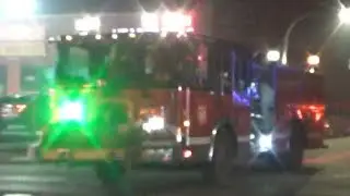 Chicago Fire Department Engine 113 (Spare) Responding