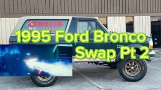 1995 OBS Ford Bronco Godzilla Swap  PART 2   🔧Drivetrain Removal⚙️