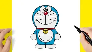 Como dibujar Doraemon paso a paso