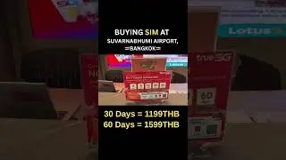Thailand 5G SIM Card Vs Other Countries #comparison #travel