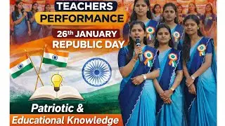 Pride of Kids Paradise School 🇮🇳 | Teachers&rsquo; Republic Day Performance | #school #schoolteachers 