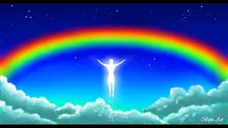 Rainbow Scenery Drawing on Ms Paint | Ms Paint Drawing | paint in computer | How to draw in Ms Paint