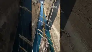 Nava-Școală ”Mircea” tranzitează pentru a doua oară Canalul Corint
