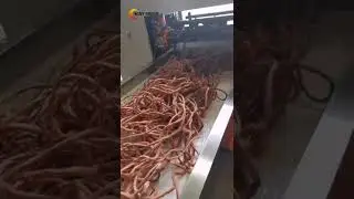Fiber cutting equipment cuts the rope #recycle