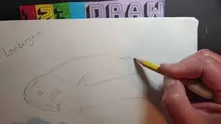 123 Draw Lamborghini