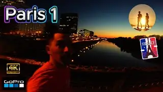 Correndo em Paris, beirando o Rio Sena
