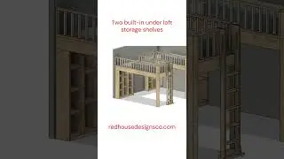 Side-by-Side Twin Loft Bed w/ Built-In Storage | Design #111 by Redhouse Designs Co.  #bedroomdesign