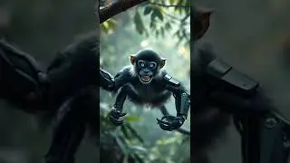 ✨ Era of Robots: Meet the Monkey! #robot #monkey #tech #viral #n8n #ai #gpt #animals #nocode