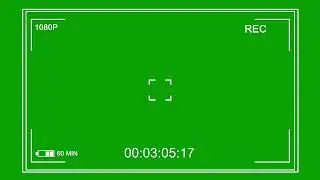 Cam Viewfinder Green Screen video|Video Camera recording