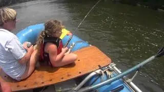 Mckenna fishing rafting New River Trips