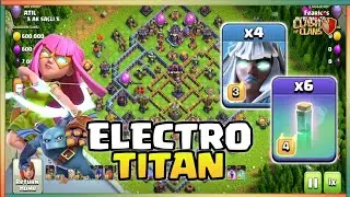 E TITAN SMASH TH15 with Super ARCHER Blimp - Legend Attack Strategy Clash of Clans