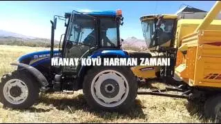 Korkuteli Manay Köyü harman zamanı