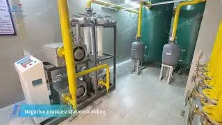 Medical gas system - Vacuum Negative Pressure System display