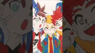 Beyblade burst all generation drawing