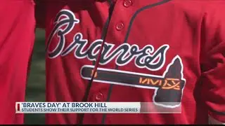 Brook Hill School celebrates 'Braves Day' in support of school alumni, parent