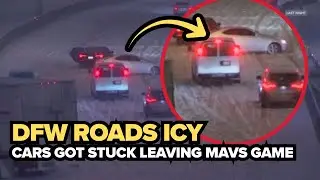 Dallas-Fort Worth traffic impact: Snowy and icy conditions reduce traffic