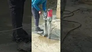 Concrete Core Cutter Test #civilnama #concrete #test #civil #corecutting
