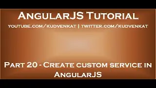 Create custom service in AngularJS