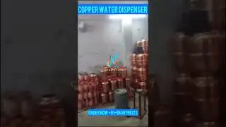 Ready stock copper water dispenser #diwaligift #dispensor #waterjug #diwaliorder