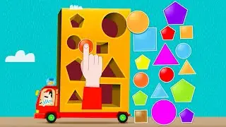 Shapes Fun Colors for Toddlers & Kids | Circle, Square, Triangle & More | Fun Preschool Learning 🌈