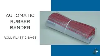 Rolled Plastic Bags Banding ARB Automatic Rubber Banding Machine