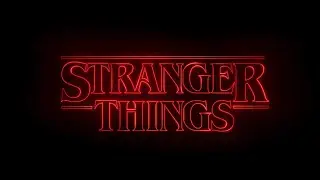 Stranger things intro theme - Loop