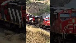 CN GP10 Dead in Tow!#train #heatwave #railroad
