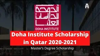 How to Apply for International scholarship | Doha institute Scholarship in Qatar 2020-2021