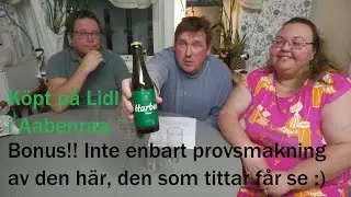 Unboxing, Review, Smakprovning Harboe Pilsner 4,4% (Glasflaska) K&ouml;pt p&aring; Lidl i Aabenraa (Danmark)