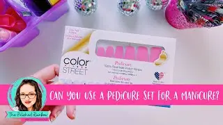 Can you use a Color Street Pedicure set as a Manicure? Strawberry Sunrise - Star Struck Collection