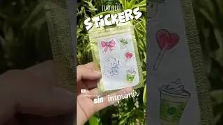 c&oacute;mo hacer stickers sin imprimir💖✨#diy #tutorial #sticker #stickers #shorts #manualidades#papeleria