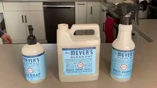 Mrs. Meyer's Clean Day products - Why I Switched! #mrsmeyers #cleaning #handsoap #cleaner #refill