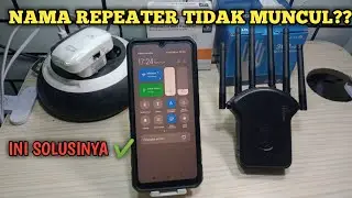 Nama repeater yang tidak muncul di pencarian || Setting repeater wifi || Cara reset wifi repeater