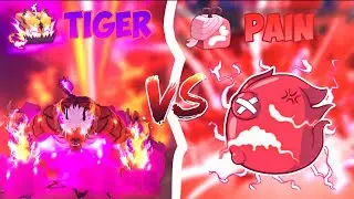 BATTLE OF GODS! Tiger Fruit vs Pain Fruit in Blox Fruits