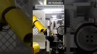 Fanuc manipulator for grinding and polishing mold burrs