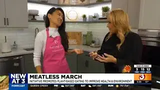 Loving Hut talks about Meatless March LIVE at 3TV CBS5! March 14, 2025