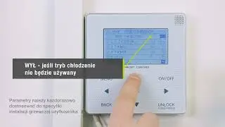 Hydro Unit M: Ustawienia na panelu sterowania